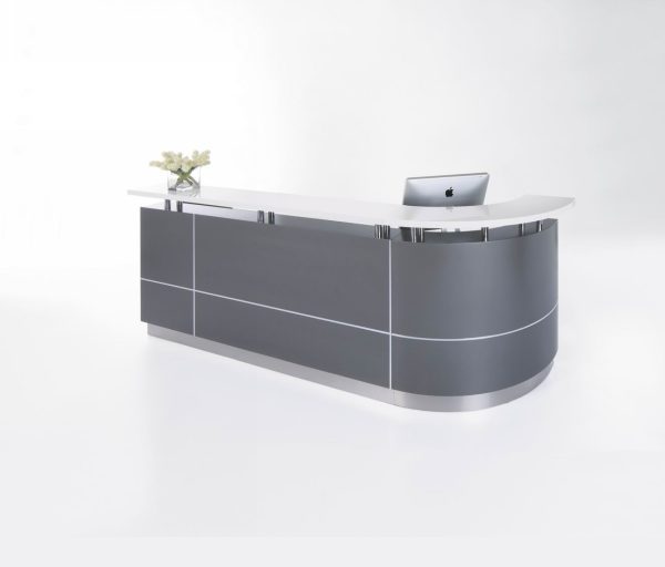 EXECUTIVE RECEPTION COUNTER (J-Shaped) GOP-EXECUTIVE-LHS/RHS