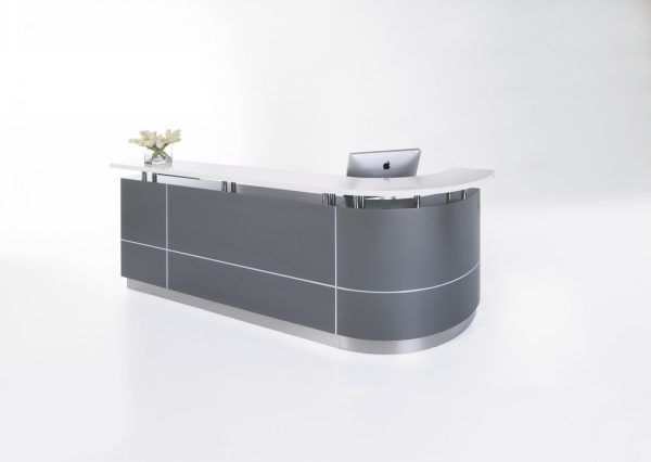 EXECUTIVE RECEPTION COUNTER (J-Shaped) GOP-EXECUTIVE-LHS/RHS - Image 3