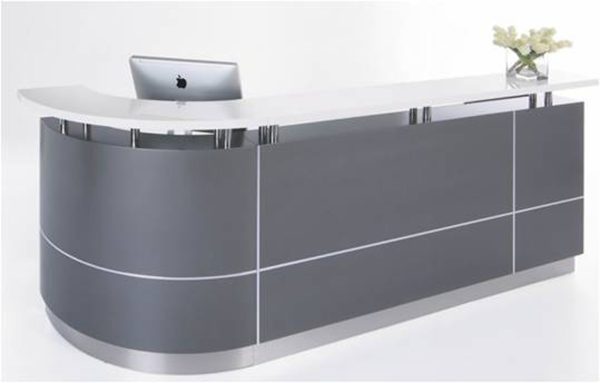 EXECUTIVE RECEPTION COUNTER (J-Shaped) GOP-EXECUTIVE-LHS/RHS - Image 4
