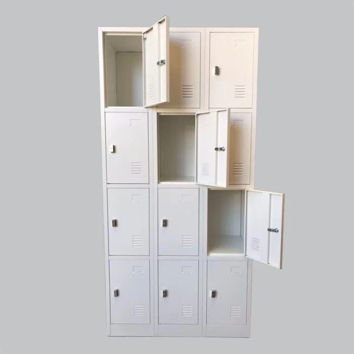3 Row Metal Lockers