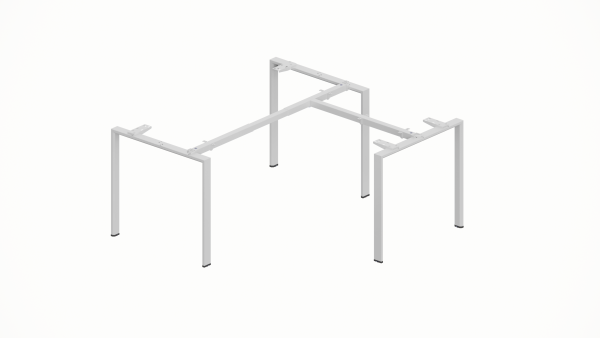 WorkSmart Series Single Corner Workstation U-Frame