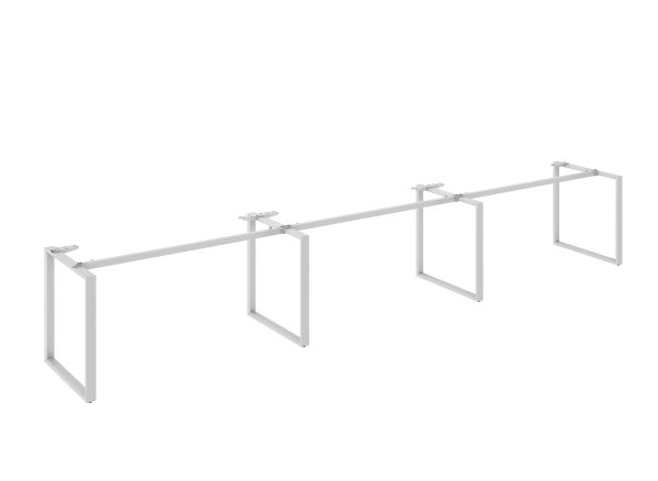 WorkSmart Series Loop Shaped Metal Leg - Single Desk - Image 4