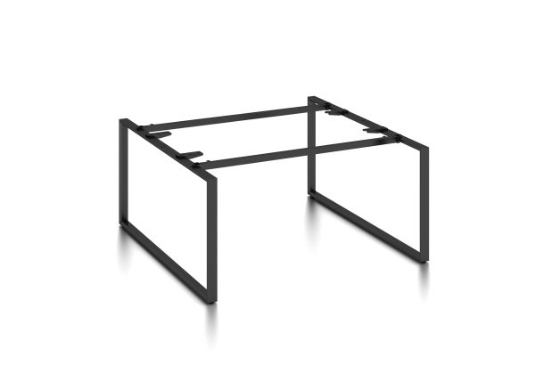WorkSmart Series Loop Shaped Metal Leg – Double Sided Desk - Image 5