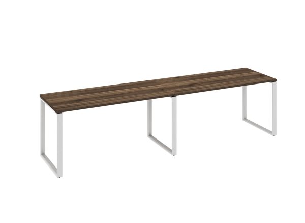WorkSmart Series Single-Sided Desks with Desktop - Loop Frame - Image 3