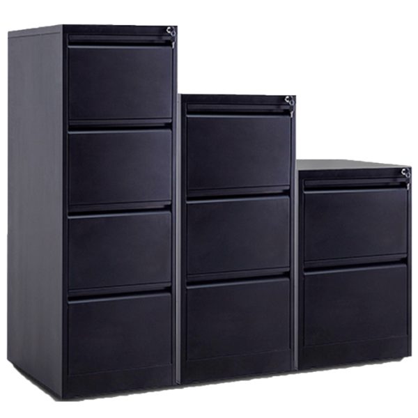 3 Drawer Metal Filing Cabinet - Image 2
