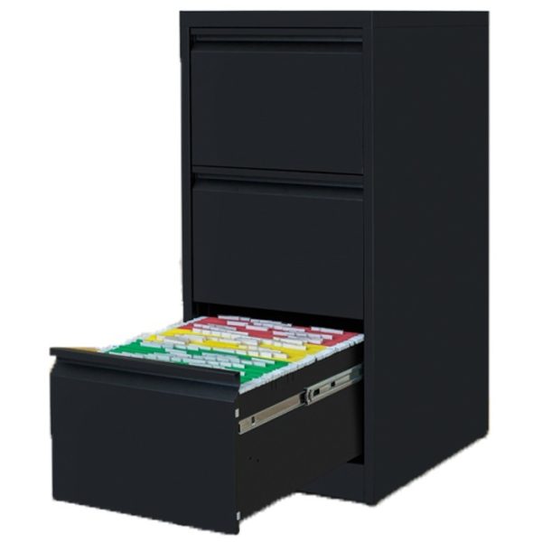 3 Drawer Metal Filing Cabinet - Image 3
