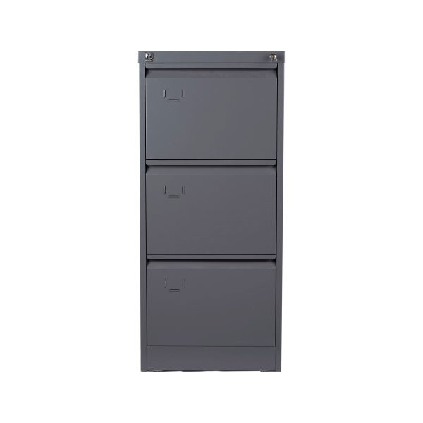 3 Drawer Metal Filing Cabinet - Image 8