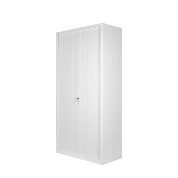 Metal Tambour Storage Cupboard - Image 3
