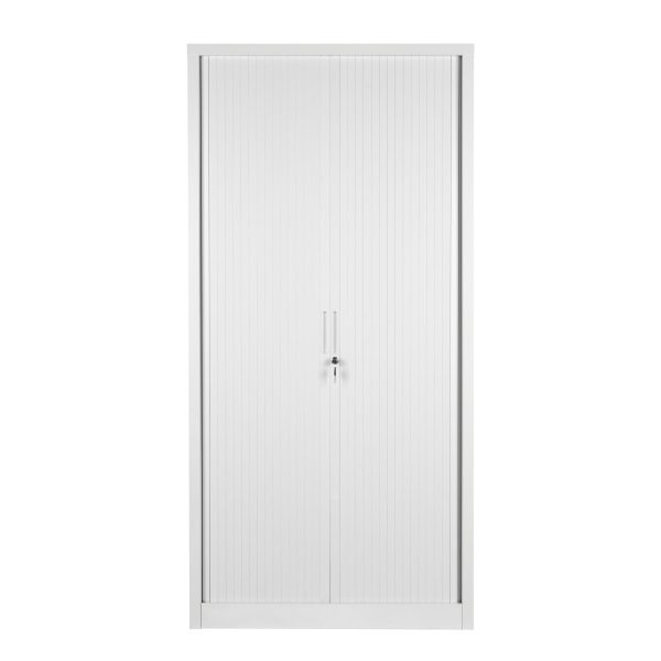 Metal Tambour Storage Cupboard