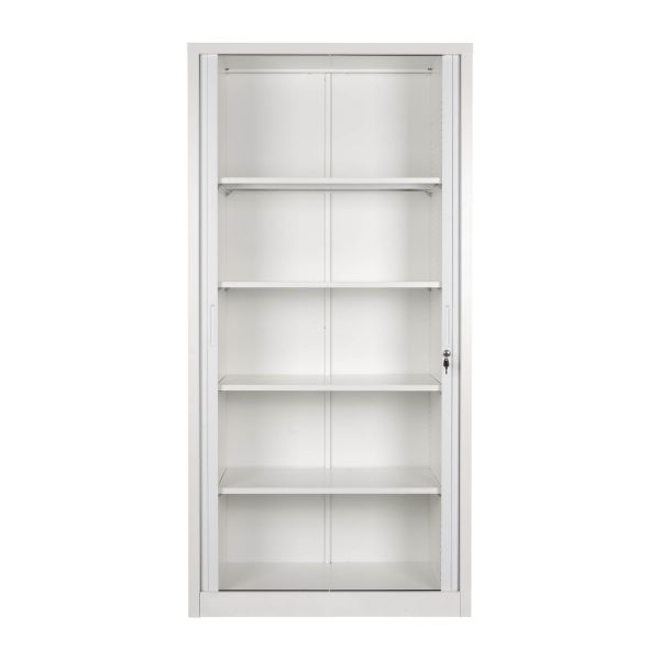 Metal Tambour Storage Cupboard - Image 5