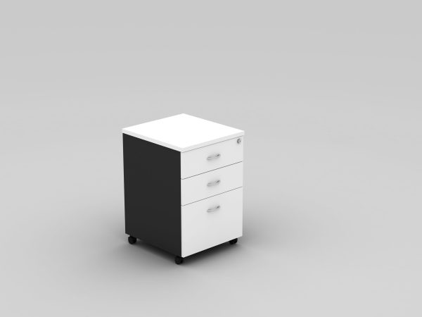 Mobile Pedestal 2 Drawers & 1 File OM-M3 - Image 2