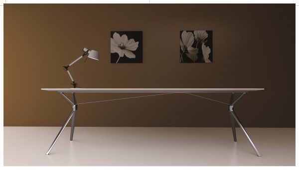 FORZA RECTANGULAR DESK GOPJ-DF18WT/WH - Image 2