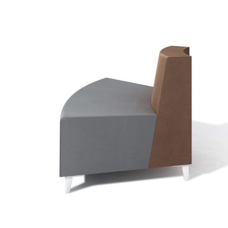SIMPLE LOUNGE – SINGLE SEATER CURVED GOPSF30-6