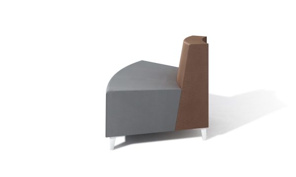 SIMPLE LOUNGE – SINGLE SEATER CURVED GOPSF30-6