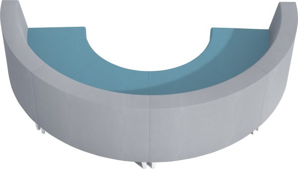 SIMPLE LOUNGE – SINGLE SEATER CURVED (Model 2) GOPSF30-7 - Image 2