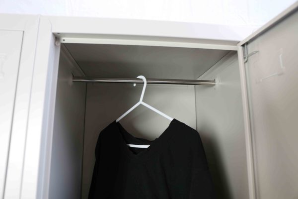 4 DOOR METAL STORAGE LOCKER – EXTRA SPACE, LIGHT GREY GOPHD-LK204PS - Image 2