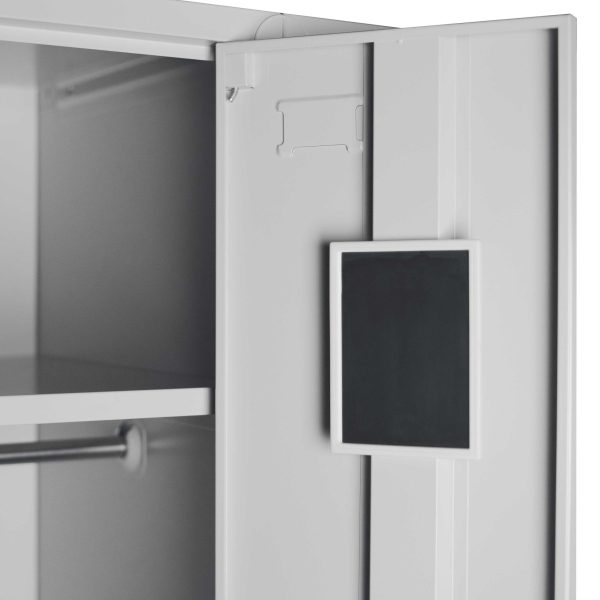 6 DOOR METAL STORAGE LOCKER – LIGHT GREY (EXTRA WIDTH) GOPHD-LK306S - Image 5