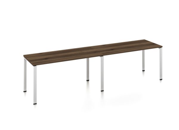 WORKSMART Series Single-Sided Desks with Desktop - U Frame - Image 3