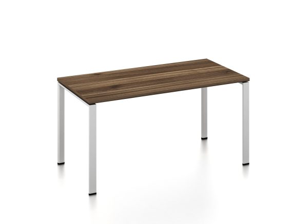 WORKSMART Series Single-Sided Desks with Desktop - U Frame