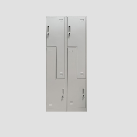 METAL STEP LOCKER – 4 DOOR (BANK OF 2), WITH CAM LOCK