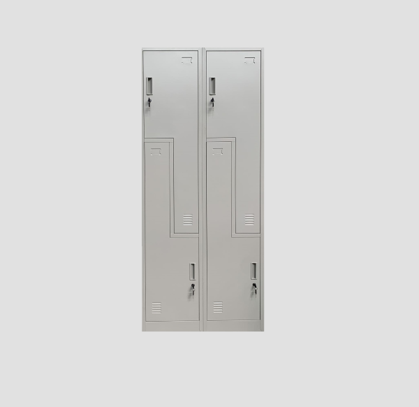 METAL STEP LOCKER – 4 DOOR (BANK OF 2), WITH CAM LOCK