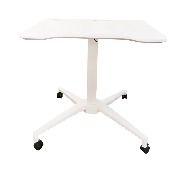 VERSARISE Pneumatic Height Adjustable Portable Tilt Top Table / Lectern - Image 3
