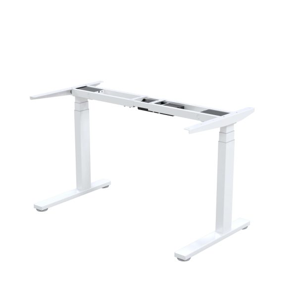 Altura Height Adjustable Desk Frame – Dual Motors 2 Stages Off-centre (Frame Only) GOPNA-ALT2ALWH/BK