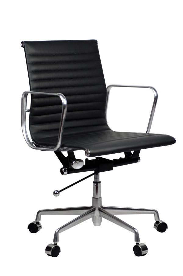 GOPW-E03ML/HL AERO Leather Office Chair – Medium Back - Image 16