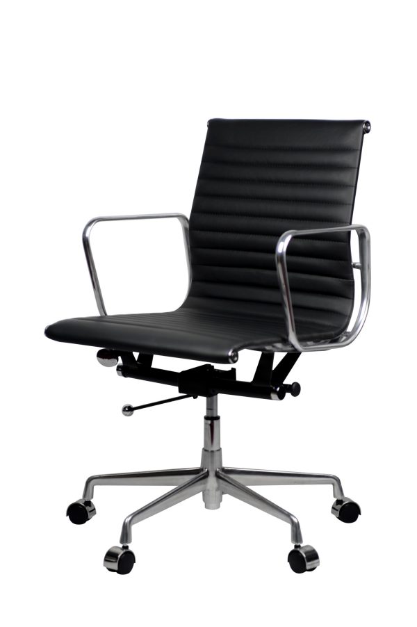 GOPW-E03ML/HL AERO Leather Office Chair – Medium Back - Image 13