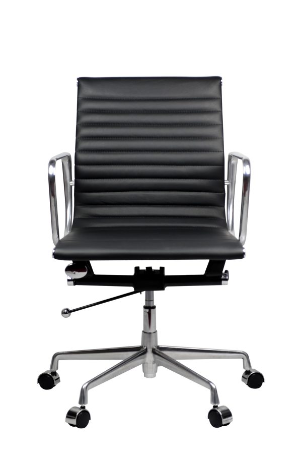 GOPW-E03ML/HL AERO Leather Office Chair – Medium Back - Image 10