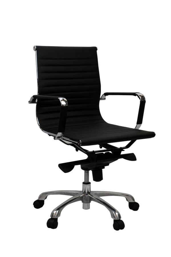 GOPW-E03MPUBK/WH AERO PU Office Chair - Image 8