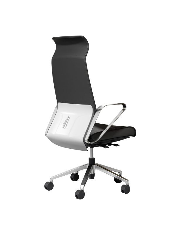 DUSTIN Leather Chair – High Back GOPS-E12HBKL