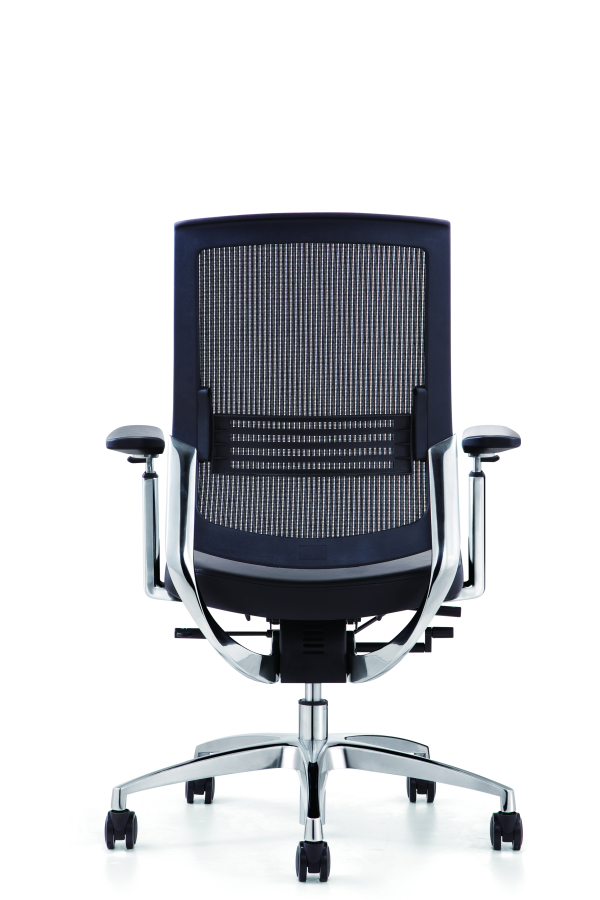 GOPZ-W14MBK FOCUS Series Mesh Chair – Medium Back