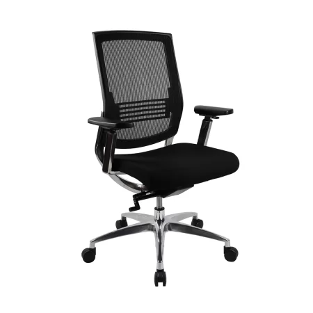GOPZ-W14MBK FOCUS Series Mesh Chair – Medium Back