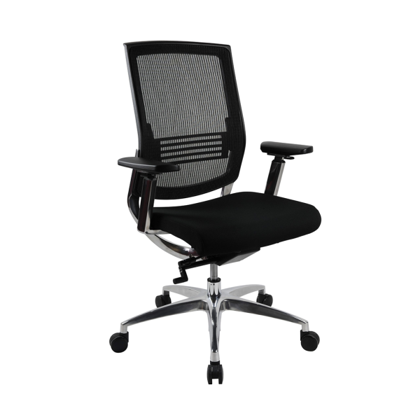 GOPZ-W14MBK FOCUS Series Mesh Chair – Medium Back