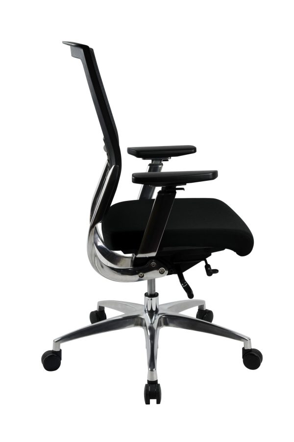 GOPZ-W14MBK FOCUS Series Mesh Chair – Medium Back - Image 9