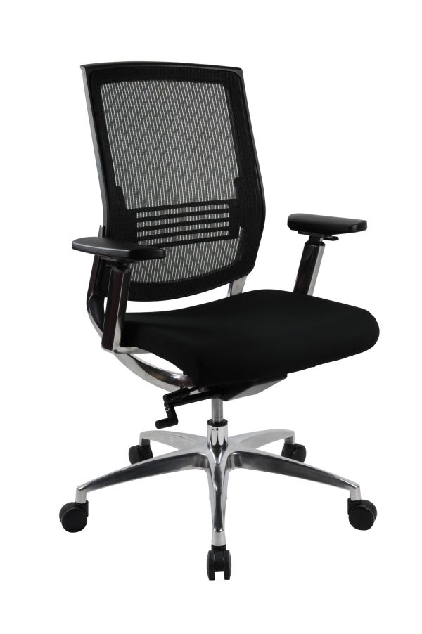 GOPZ-W14MBK FOCUS Series Mesh Chair – Medium Back - Image 10