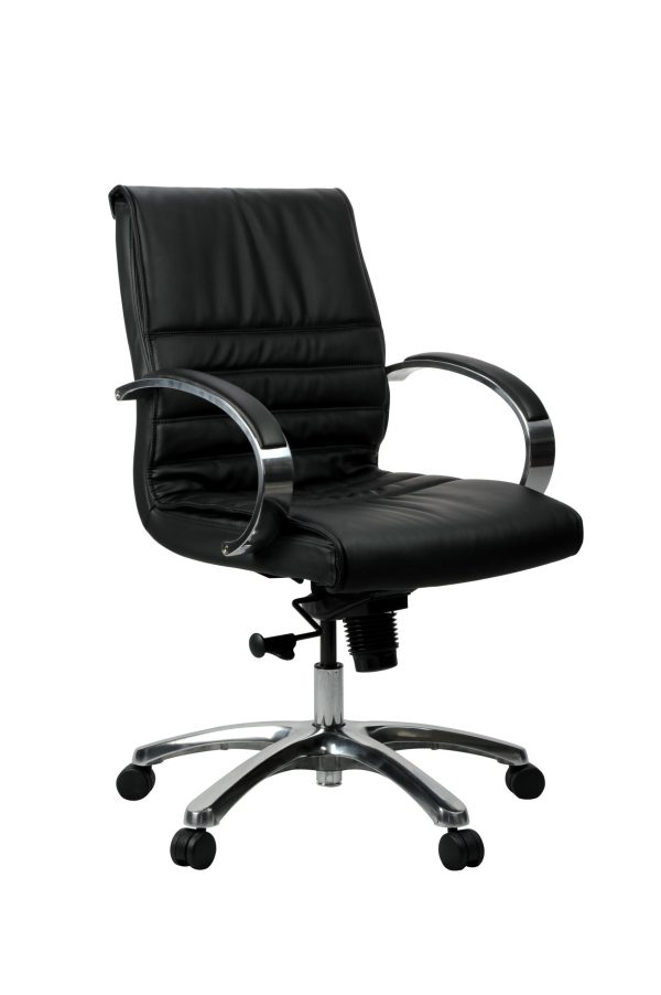 GOPW-E06ML/HL FRANKLIN Leather Chair – Medium Back - Image 6