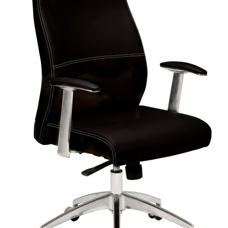 GOPL-E20MBK CONTI PU Chair – Medium Back