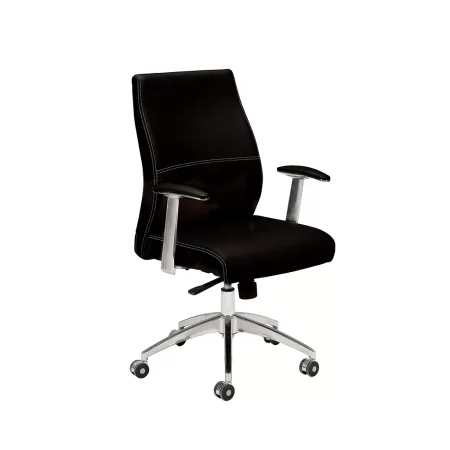 GOPL-E20MBK CONTI PU Chair – Medium Back