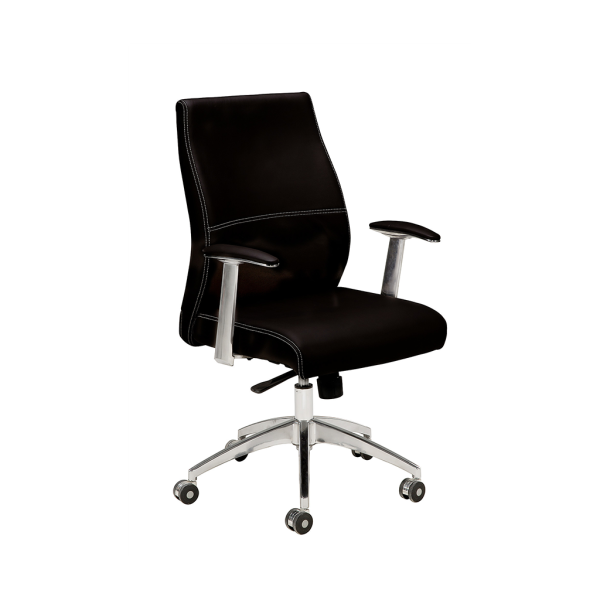GOPL-E20MBK CONTI PU Chair – Medium Back