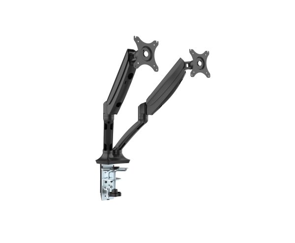 Gas Spring Dual Monitor Arm GOPLO-DMA-B502D-BK