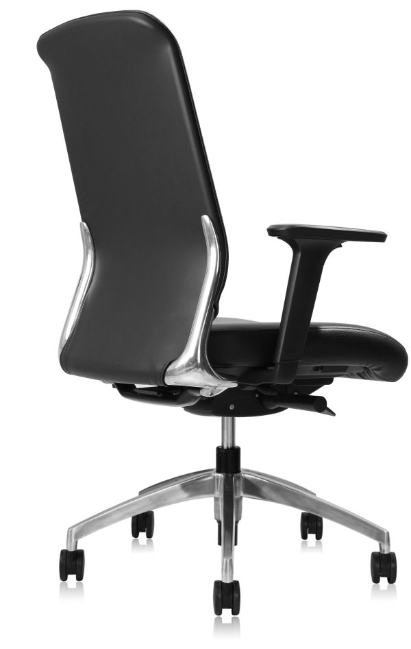 GOPS-E11MBKL/E11HBKL BURTON Leather Chair – Medium Back - Image 6