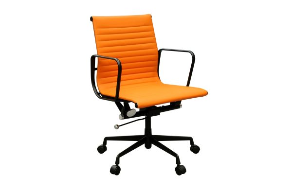 GOPW-E24MPUBK/BK-E24MPUOR/BK ADORA PU Office Chair – Medium Back - Image 5
