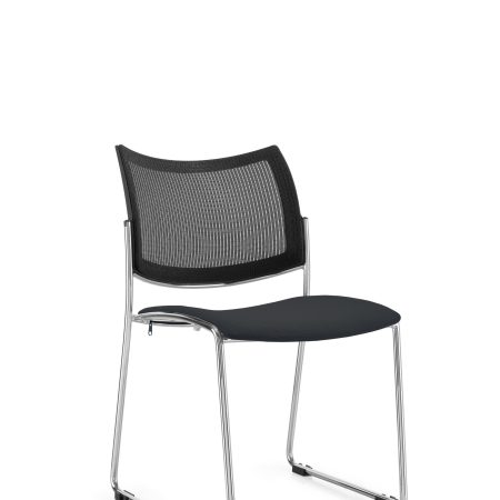 GOPZ-M07BK ELEMENT Visitor/Training Chair (Sled Base)
