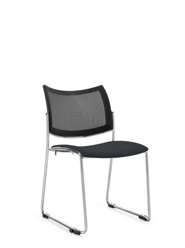 GOPZ-M07BK ELEMENT Visitor/Training Chair (Sled Base)