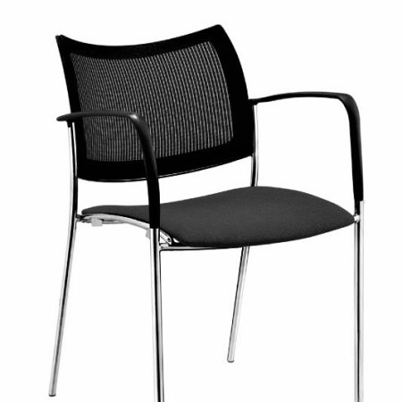 GOPZ-M08ABK ELEMENT Visitor/Training Chair – 4 Legs