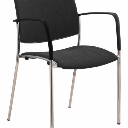 GOPZ-M09ABK ELEMENT Visitor/Training Chair – 4 Legs