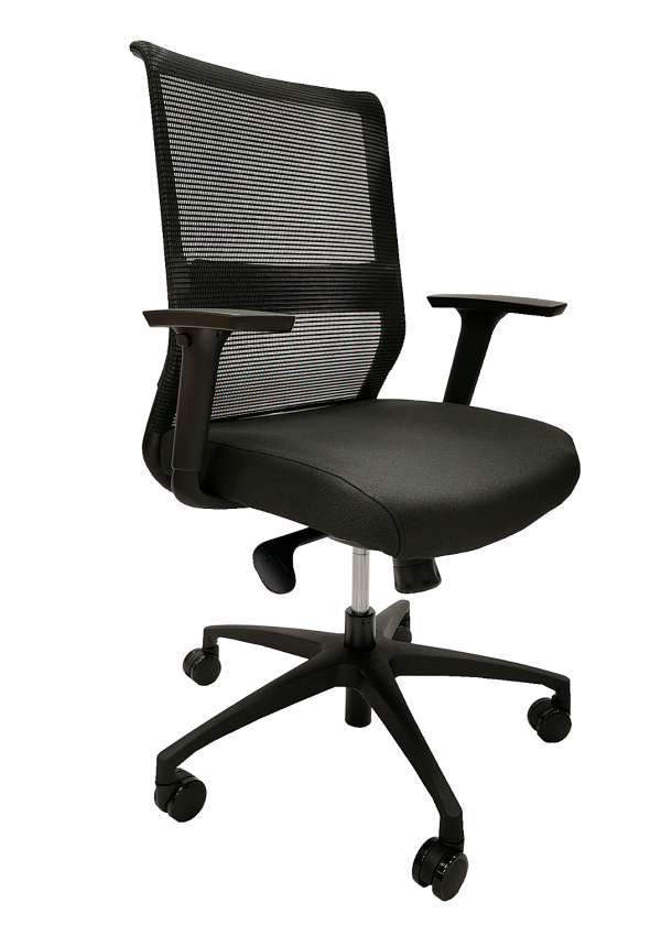 GOPZ-W13MBK ONYX Series Mesh Chair – Medium Back - Image 5