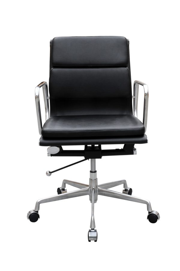GOPW-E02ML MANTA Leather/PU Office Chair – Medium Back - Image 2